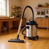 Aspirador de Pó, Aspirador de Pó Tipo Balde, Mop para Chão, Remoção de Poeira, Aspirador Vertical Industrial, Alto Poder de Sucção, Uso Úmido e Seco, Uso Doméstico