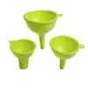 Embudo de Silicona, Embudo de Aceite de Silicona de Grado Alimenticio, Embudo de Separación de Líquidos, Embudo Dispensador de Cocina, Embudo para Vino, Herramienta Dispensadora, Embudo Grande