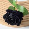 Simulação flanela flor rosa chifre rosa flor artificial casamento casa Dia dos Namorados decoração sentir buquê parede de flores