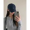 Gorra de Béisbol Versátil con Letra N Minimalista, Ampliada y Profundizada para Circunferencia de Cabeza Grande, Hace que la Cara Parezca Más Pequeña, Gorra de Pico Profundo Casual de Moda Estilo Coreano