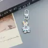 Chaveiro de Coelho para Passeio de Verão Desenho Animado Ins Menina Doce Presente para Melhor Amiga Pingente de Mochila Acessórios de Resina DIY
