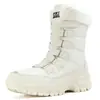 Nuevas Botas de Invierno 2025 para Mujer Forradas de Felpa Calientes para Exteriores Botas de Nieve para Mujer Impermeables Antideslizantes Zapatos Altos de Algodón Negro