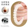 Pulsera Popular Natural de Bodhi Cuentas Barril Cuentas Manzana Corte Recto Círculo Único Juguete de Cuentas de Raíz de Bodhi Blanco Cuentas de Buda