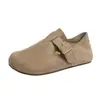 Nuevos Zapatos Casuales Estilo Coreano para Mujeres Petites, Nuevos Zapatos Casuales con Plataforma Interna, Zapatos Casuales de Piel Suave, 2026 Retro, Otoño/Invierno