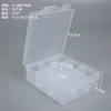 Caixa Plástica Transparente com Tampa de 10 Compartimentos, 15 Compartimentos, 24 Compartimentos, 28 Compartimentos para Organizar Miçangas, Joias, Ferragens e Equipamentos de Pesca