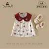 Blusa Estilo Saia para Boneca Menina, Estilo Verão, Roupa Infantil para Bebê e Criança Pequena, Top de Algodão Amigo da Pele, Roupa Infantil Estilo Colete sem Mangas