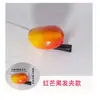Pinzas divertidas para el pelo de brotes de frijol, accesorios para el pelo de puesto de frutas de un yuan del mercado nocturno, pasadores, pequeños adornos de hierba, accesorios para el pelo para atracciones turísticas
