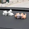 Decoraciones para el interior del coche, figuras de animales de moda y lindas, perfectas para el tablero, la consola central o el espejo retrovisor
