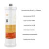 Carvão Ativado para Purificadores de Água Domésticos 10 polegadas Udf Pré-Filtro Carvão Granulado Dispensador de Água Cartucho de Filtro de Algodão PP de Carvão Comprimido Universal
