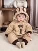 Ropa para Bebé, Ropa de Invierno, Monos de Algodón, Ropa Gruesa de Terciopelo Cálida para Bebés Niños, Ropa para Salir en Invierno, Bodis y Ropa para Gatear
