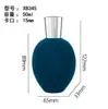 Botella de Perfume Aterciopelada 50ml Botella de Vidrio Hecha a Medida Botella Pequeña para Reenvasar Botella de Spray para Perfume Botella Vacía Transfronterizo