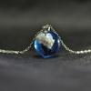 Moda Creativa Collar Cielo Azul Nubes Blancas Esférico Resina Pájaro Pequeño Águila Nubes Cielo Joyería AliExpress