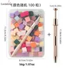 Pluma de Hisopo de Algodón Especializada para Uñas, Bloque de Tofu de 1 cm Rubor Difuminador Hisopo Cuadrado Pequeño Herramienta para Uñas