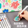 Marcadores Acrílicos Tingyuxuan Cc-215 para Estudiantes, Secado Rápido, Mezclables, Fáciles de Lavar, No traspasan el Papel para Dibujo Infantil