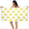 Toalla de playa de pato, toalla de baño, venta al por mayor, microfibra para figura, impresión digital, portátil, secado rápido, absorbente, Amazon