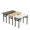 Mesa plegable duradera mesa de entrenamiento escritorio de aula escritorio simple mesa de exhibición mesa de comedor de cantina mesa de conferencias mesa engrosada