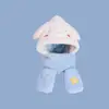 Gorro de Bebé Bufanda de Otoño e Invierno para Niños y Niñas Gorro de Peluche de Oso Todo en Uno Gorro de Peluche de Dibujos Animados Lindo de Invierno para Niños