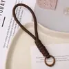 Corda Colorida Trançada Lanyard Curto Pulseira de Contas Artesanal DIY Chaveiro Material para Joias Acessórios Pingente