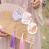 [Qianli] Bolsita Bordada, Colgante de Bolsita de Cuello de Osmanthus, Bolsita de Flor de Durazno, Doce Dioses de las Flores, Accesorios de la Dinastía Han al por Mayor
