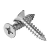 Parafusos de Aço Inoxidável 304 Gb846 M1~M2.8 Phillips Cabeça Escareada Autoatarraxantes Parafusos Autoatarraxantes Phillips Cabeça Chata
