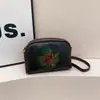 2026 Nuevo Modelo Bolso de un Solo Hombro con Textura Estampada de Flor de Peonía Vintage, Bolso Cruzado, Bolso Casual Nuevo Estilo Chino Transfronterizo