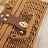 Festival de Mediados de Otoño Equipaje de Almacenamiento Retro Accesorios para Fotos Caja Organizadora Caja de Almacenamiento de Ratán Pegamento Caja de Dulces para Bodas Regalo para Acompañante