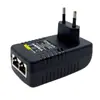 Módulo de Fuente de Alimentación Poe Estándar Europeo 100m 48V0.5A 24V1A Monitoreo Ethernet Ap Puente Inalámbrico en Stock