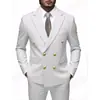 Exportación Transfronteriza Talla Europea de Amazon para Hombre Traje Casual de Doble Botonadura Chaqueta de Traje Formal de Negocios para Hombre