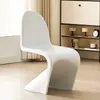 Silla Dong Chair Estilo Forma Irregular de Moda Silla de Comedor Creativa Silla Acrílica Hogar Moderno Simple Respaldo Taburete de Maquillaje Diseño