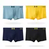 Algodón Puro Ropa Interior Masculina al por Mayor Cintura Media Color Sólido Antibacteriana Calzoncillos tipo bóxer para Hombre Jóvenes Deportivos Holgados Tallas Grandes Ropa Interior