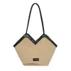 Bolso de Pana de Moda de Gran Capacidad Nuevo Otoño Bolso de Mujer Bolso Tote Versátil de Moda para Viajar al Trabajo Nuevo 2025
