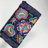 2026 Nuevo Estilo Estilo Étnico de Yunnan Cartera Suave Bordada para Mujer, Monedero Bordado para Teléfono Móvil, Bolso de Mano tipo Cartera para Mujer
