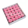 Flor de Jabón de Rosa Doméstica de Cinco Capas con Cabezas de Flores Grandes, Caja de Regalo de Flores de Jabón para el Día de San Valentín, Ramo, Suministros para Floristería, Venta al por Mayor por Fabricante