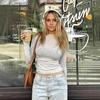 Blusas Femininas de Manga Longa Estilo Europeu e Americano, Conjunto de Duas Peças Camiseta de Comércio Exterior, Camiseta Básica de Seda Leite com Gola Redonda para Mulheres, Roupa Íntima Estilo Europeu e Americano