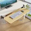 Bandeja para teclado para escritorio de computadora, bandeja extensible para teclado y mouse, tablero de extensión de escritorio, escritorio para juegos con longitud extendida