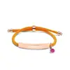Pulsera Personalizada con Logo de Publicidad Transfronteriza, Pulsera Tejida de Acero de Titanio Grabado con Diamantes Púrpuras Multicolor para Regalo de Vacaciones