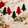 Adorno Creativo de Mini Árbol de Navidad de Panal Plegado de Origami para Decoración de Escena Navideña Colgante