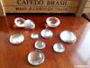 DIY Hemisferio de Cristal Hemisferio Gema del Tiempo Parche Hemisferio de Vidrio Pisapapeles Parche Decorativo