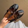Sapatos Mary Jane Planos Plissados com Laço Francês 2026 Primavera/Outono Novos Bico Redondo Retro Cadarço Sola Macia Sapatilhas