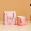 Taza de Cerámica Taza de Agua Caja de Regalo Práctica Taza Cálida de Temperatura Constante para Negocios Taza de Café Regalo Pequeño de Cumpleaños Lote de Logotipo Personalizado