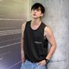 Camiseta deportiva holgada informal de verano para hombre, marca de moda estadounidense, estilo esencial de múltiples líneas Fog Hhh Niche