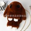 Venta Directa de Fábrica al por Mayor Bolsa de Peluche de Juguete, Popular Bolsa de Conejo de Orejas Grandes, Bolsa de Piel de Conejo Rex de Imitación