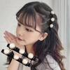 Horquilla para Flequillo de Celebridad Cibernética Estilo Coreano Clip Lateral Doble Capa Artefacto para Trenzar el Cabello Estilo Perezoso Clip Esponjoso Horquilla