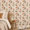 Impressão UV Adesivo de parede autoadesivo Flor de pêssego flores pequenas pontos espalhados Decoração de casa impressão personalizada atacado