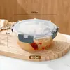 Juego de 8 Recipientes para Almuerzo, Aptos para Microondas, para Trabajadores de Oficina, Contenedores de Vidrio Personalizados al por Mayor para Almacenamiento de Alimentos