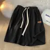 Shorts de Verano Delgados de Seda de Hielo para Hombre Modernos Casuales Holgados Versátiles Shorts Deportivos de Baloncesto Americano
