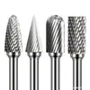 Acero de Tungsteno Cabezal de Rectificado Lima Rotatoria Cabezal de Rectificado Acero Inoxidable Ampliación de Agujeros Broca de Rectificado 6mm Carburo Cabezal de Rectificado Interno Fresadora