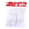 Decoração de Festival de Natal Presente Pingente de Tira de Gelo Transparente Fio Acrílico Decoração de Tira de Gelo Pingente de Árvore de Natal