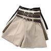 Shorts Casuales para Mujer Verano 2025 Nuevo Estilo Coreano de Moda Piernas Anchas de Cintura Alta en A Elegantes Son Versátiles