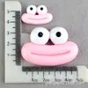 Paquete de Materiales para Accesorios de Cabello Boca de Salchicha Accesorios de Resina Pegamento de Crema Expresión Divertida Funda para Teléfono Celular Accesorios para Joyería DIY Tocado